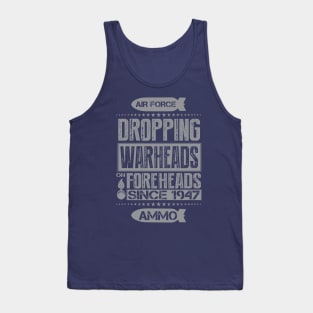 Air Force Ammo Warheads Tank Top